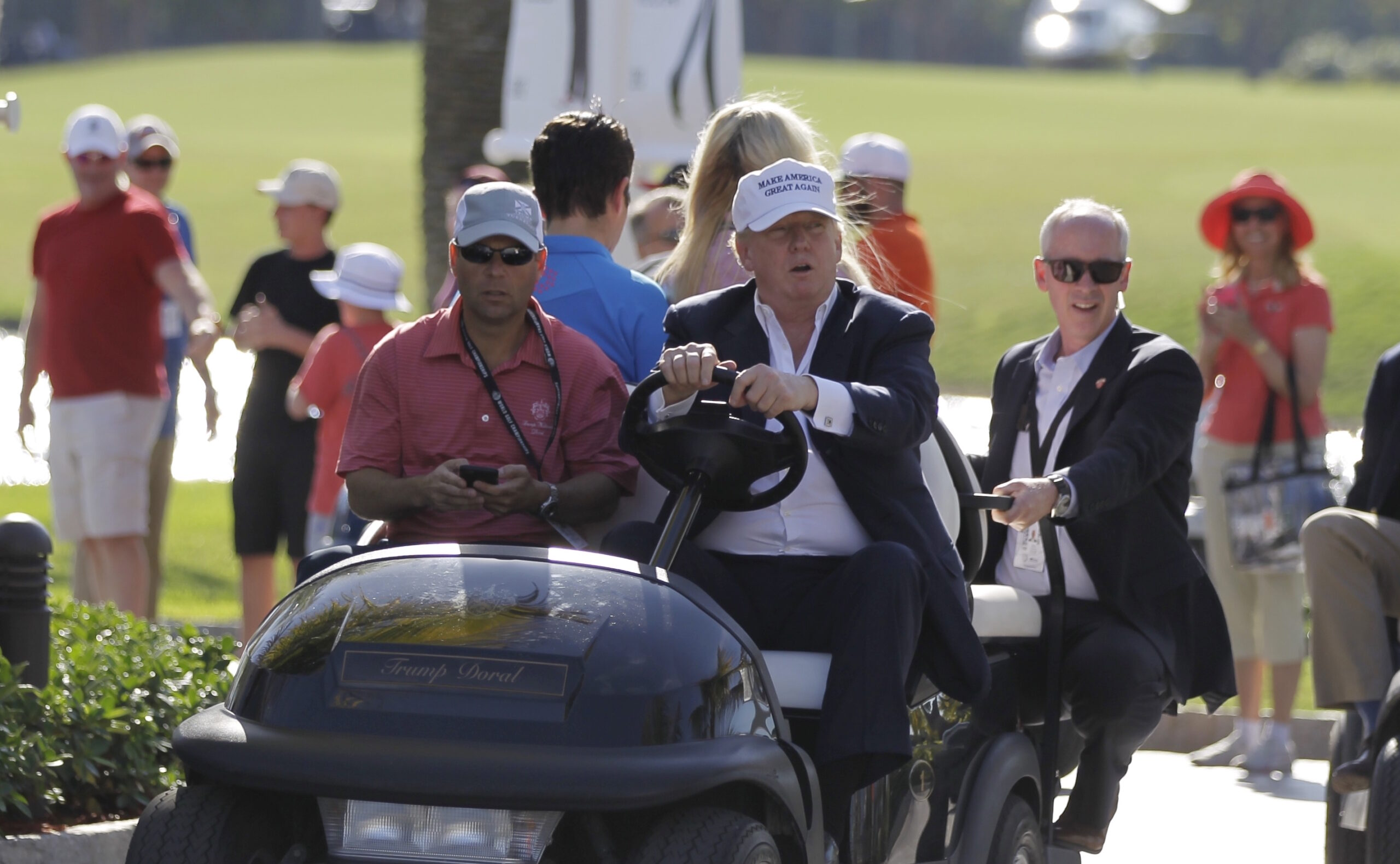 Conservatives are giving Trump a pass over golf trips because of politics, not racism