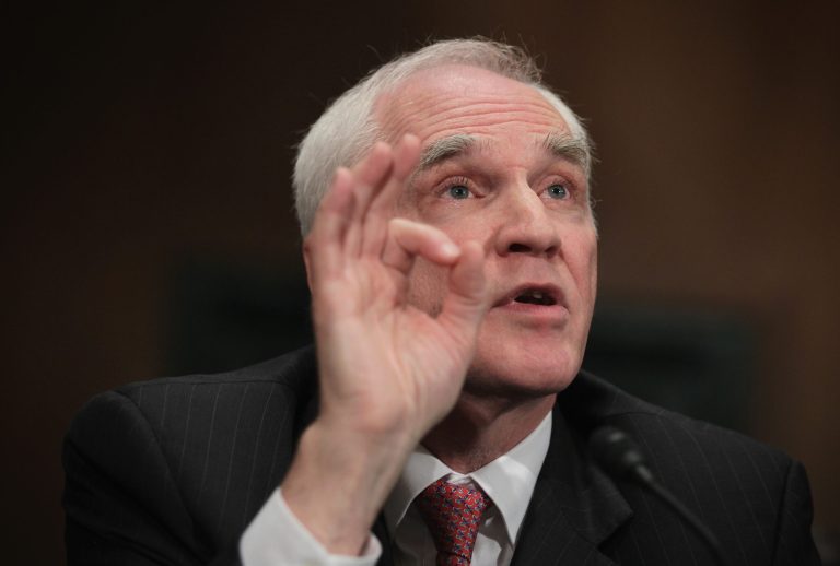 Federal Reserve Board of Governors member Daniel Tarullo testifies during a hearing before Senate Banking, Housing and Urban Affairs Committee September 9, 2014 on Capitol Hill in Washington. (Photo by Alex Wong/Getty Images)