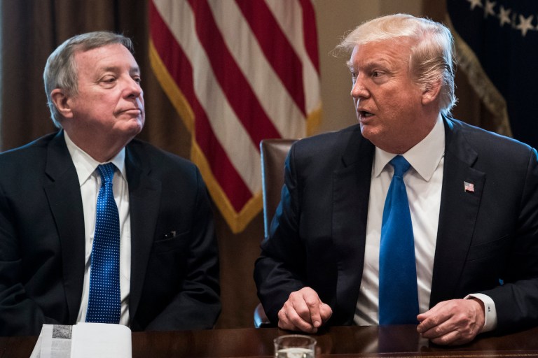Fact Check: Did Dick Durbin ‘Reveal Why He Lied’ About Trump’s Use of S***hole?