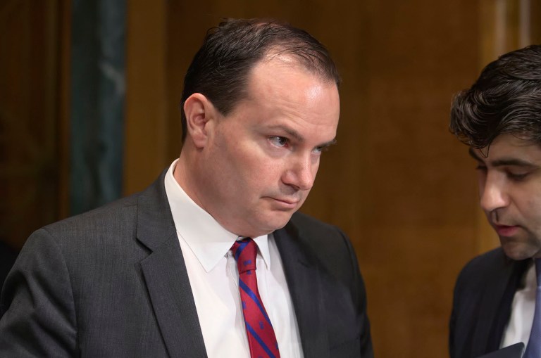 Lee expressed reservations about Trump in a conference call with constituents last month, saying Trump "scares me to death." (AP Photo/J. Scott Applewhite, File)