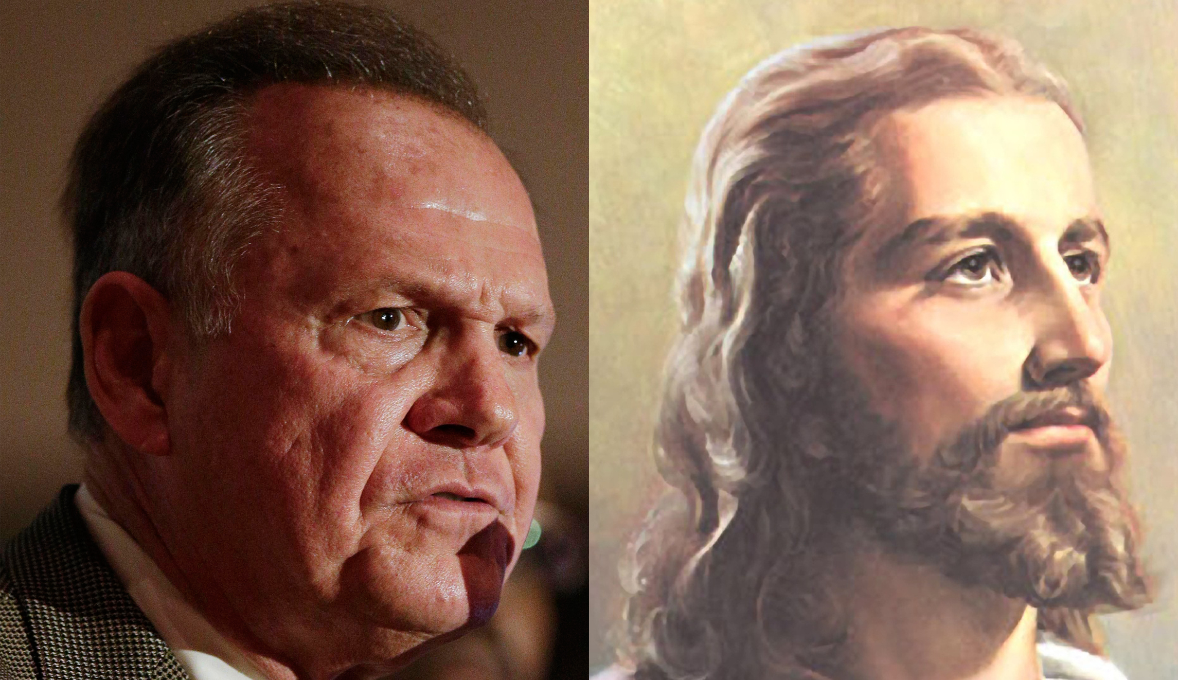 Stop comparing Roy Moore to Jesus Christ
