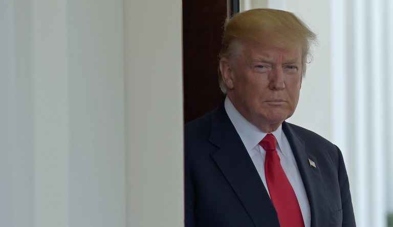 While President Trump's daily schedule was usually packed with meetings with world leaders and other events, his presence on Twitter during that nine-day period was relatively nonexistent. (AP Photo/Susan Walsh)