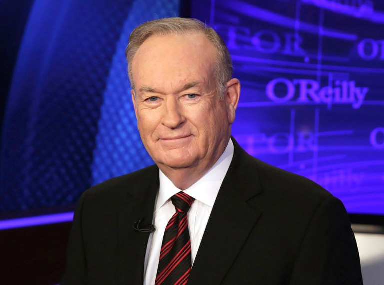 FILE - In this Oct. 1, 2015 file photo, Bill O'Reilly of the Fox News Channel program 