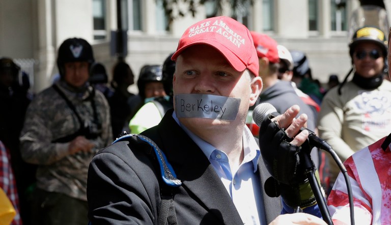 Adding an asterisk to the ACLU's approach to the First Amendment wouldn't just undermine their legacy. It would trash liberty itself. (AP Photo/Marcio Jose Sanchez)