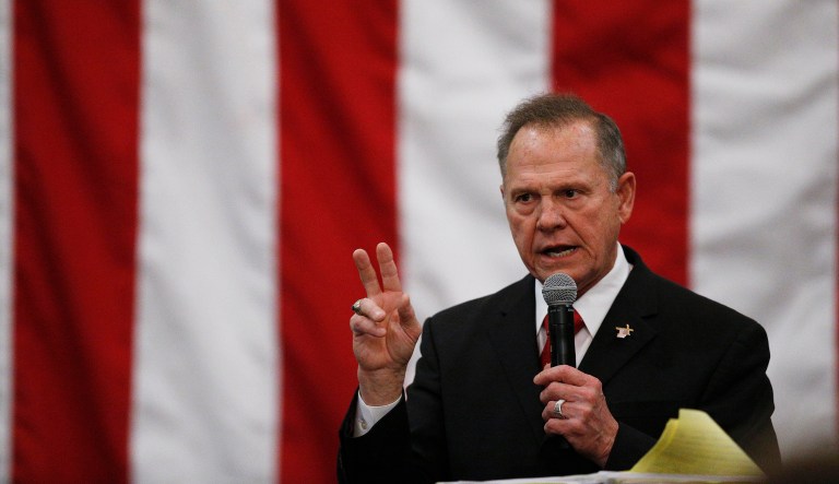 Roy Moore was the worst candidate the Republican Party could have offered to the state of Alabama. (AP Photo/Brynn Anderson)