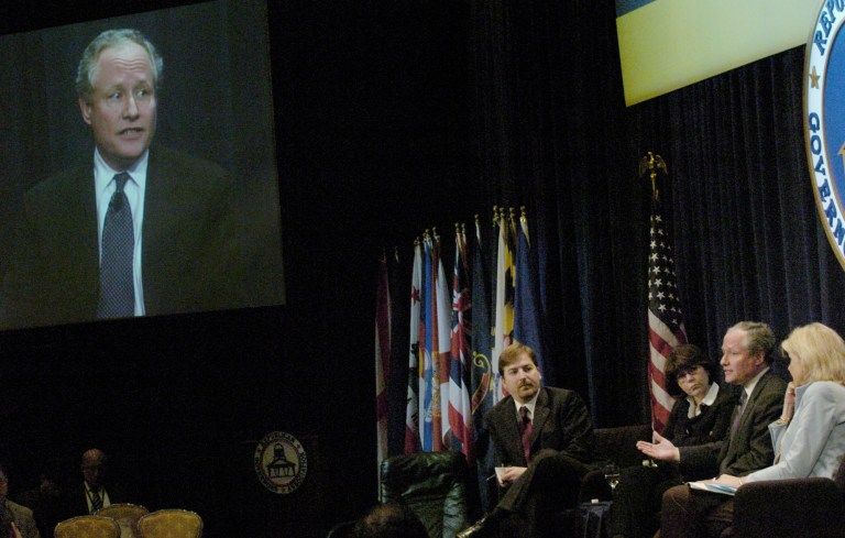 Kristol has been calling for another independent challenger to emerge in the presidential race for more than a month. (AP Photo/Rogelio Solis)