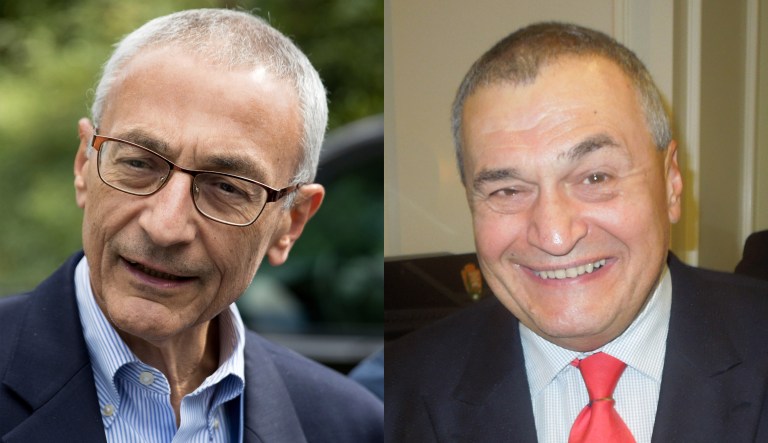 It's a bitter irony that an investigation into Donald Trump's Russia ties is what may bring down the Podesta Group after nearly 30 years. (AP/Bloomberg)