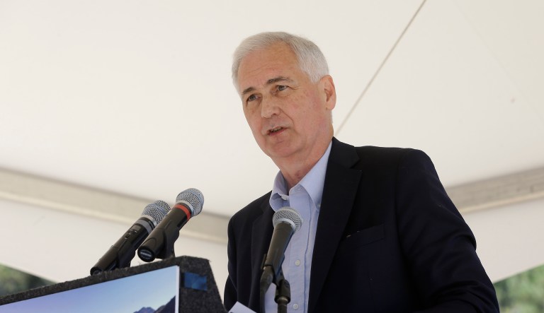 A common surname and an undiscerning law enforcement database landed Tom McClintock, then a state representative, on the no-fly list. (AP Photo/Rich Pedroncelli)