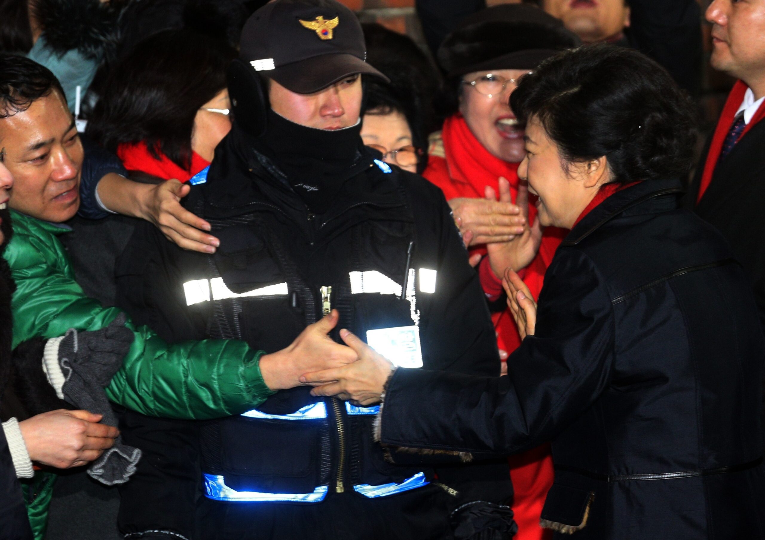 Dictator father looms over SKorea’s new president