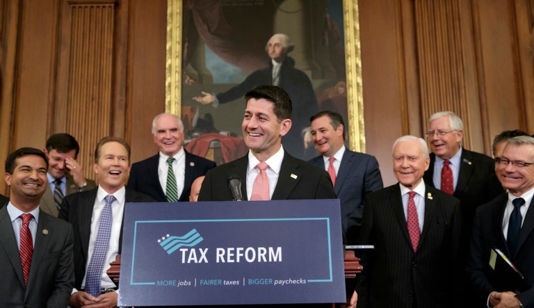 The president and congressional leaders have made a commitment to reducing the tax burden on Americans. (AP Photo/J. Scott Applewhite)