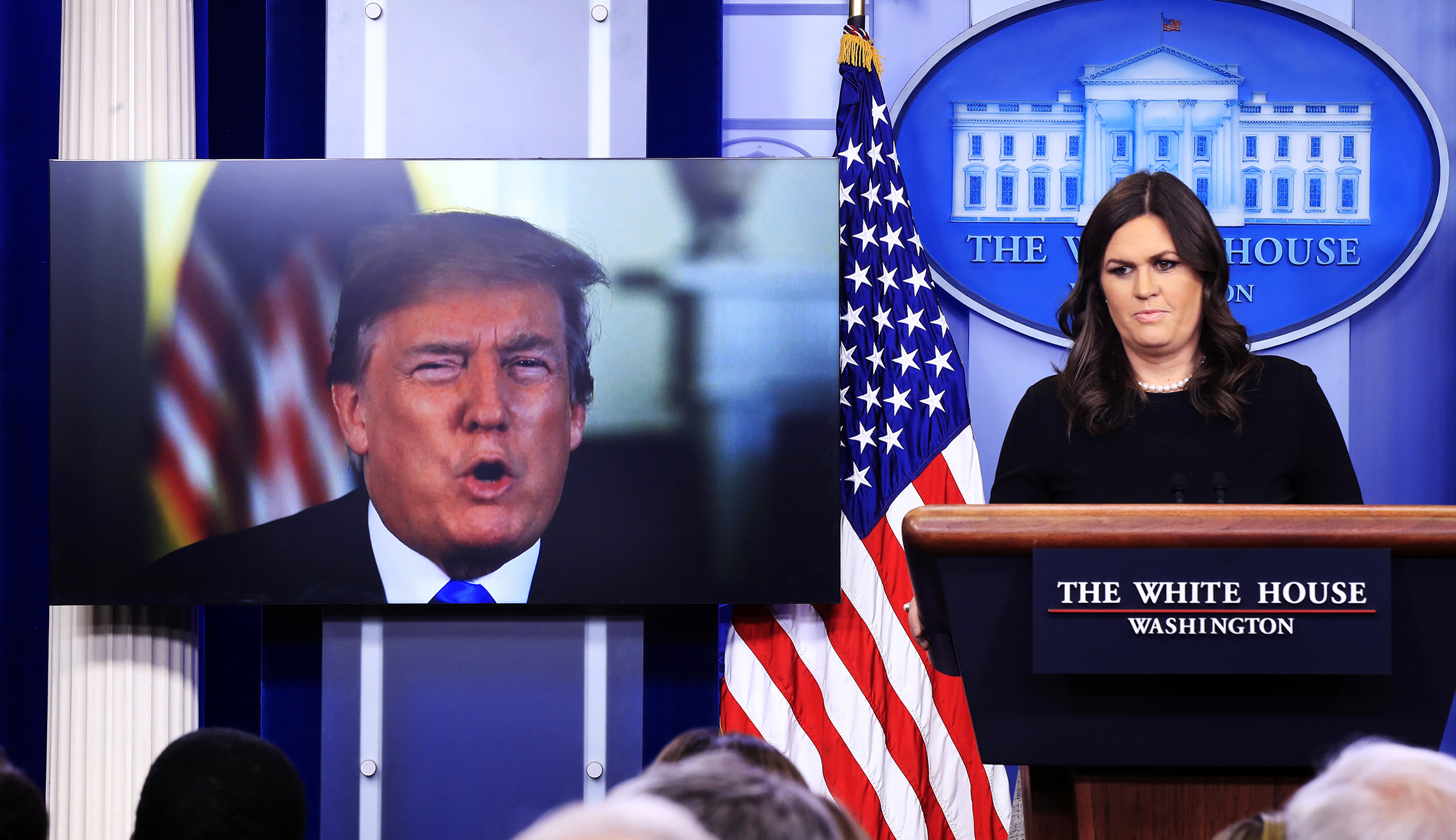 Sarah Sanders: Questions about Trump’s mental health are ‘disgraceful and laughable’