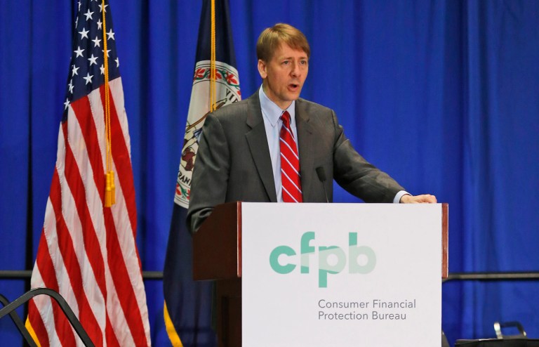 CFPB Director Richard Cordray said, 