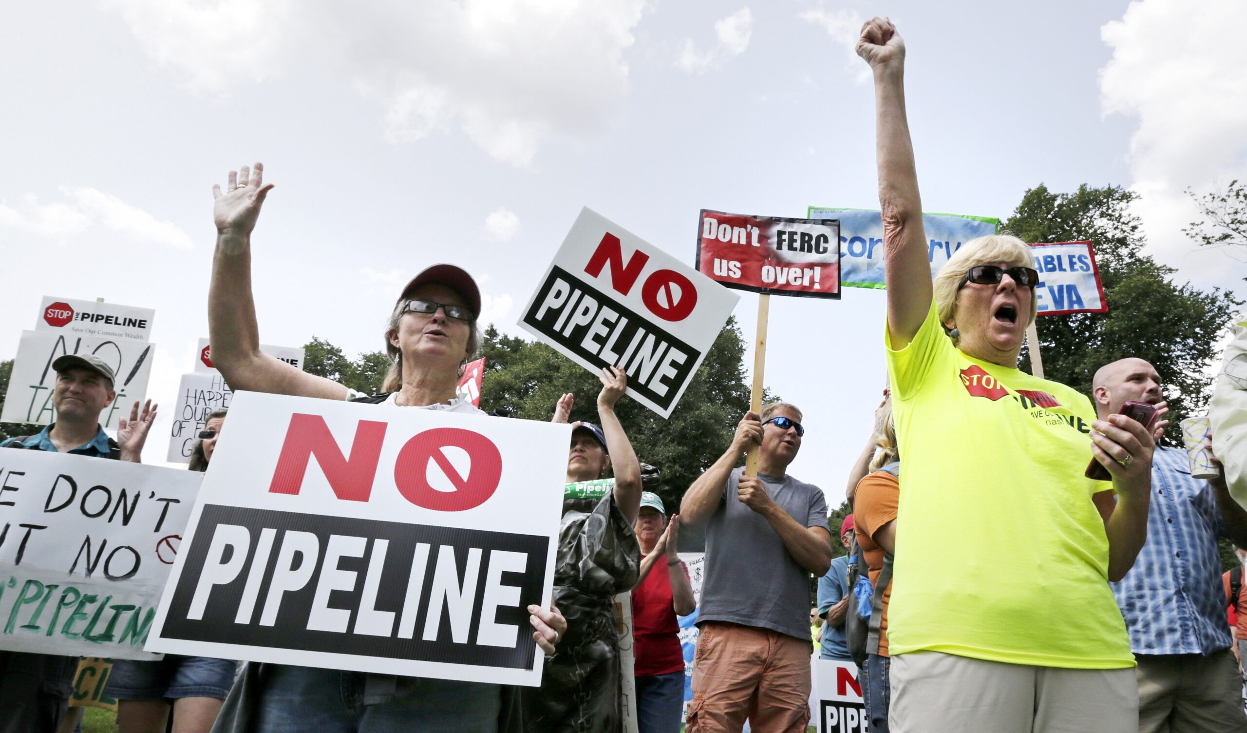 Boston protesters rally against gas pipeline