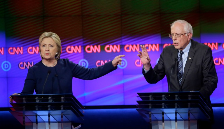 Clinton's contention appears to be that Sanders, who she claims entered the primary only to 