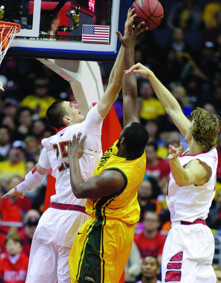 Luis M. Alvarez/AP
George Mason sophomore Erik Copes is averaging 4.8 points, 5.3 rebounds and 1.7 blocks per game as he returns from a hip injury.