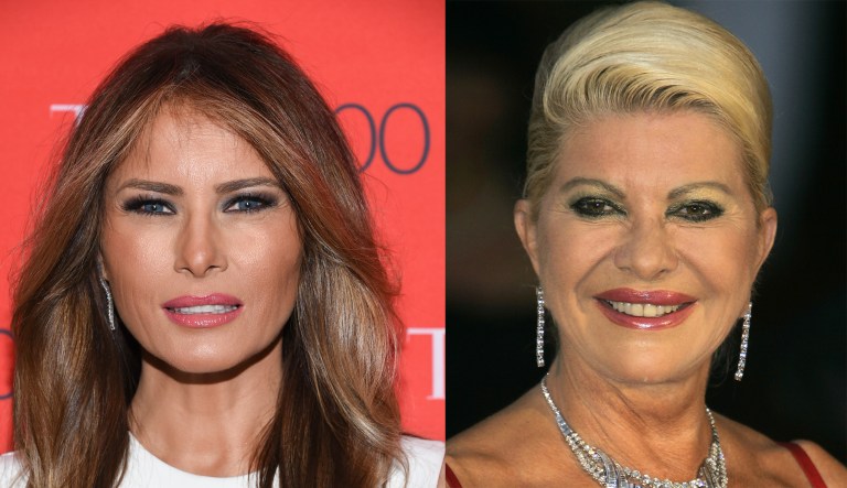 It's Ivana versus Melania. (Photo by Evan Agostini/Invision/AP)