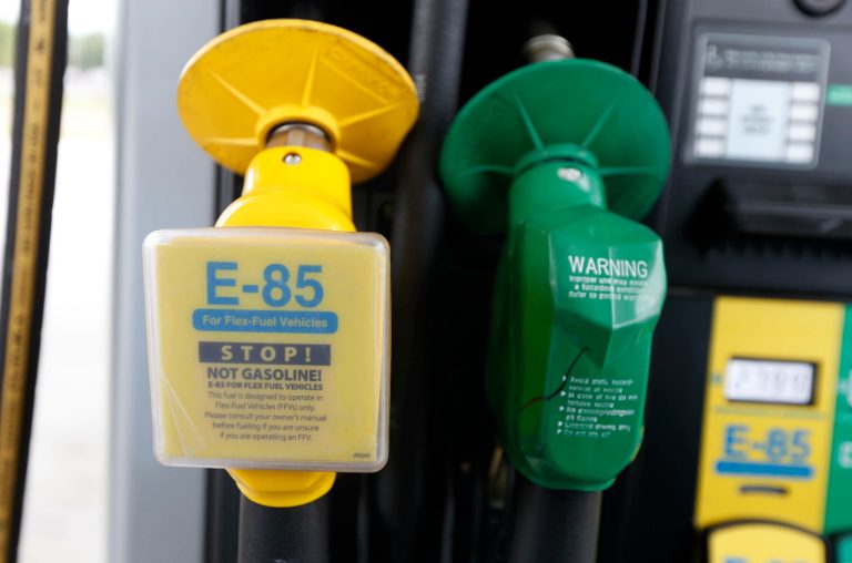 The oil industry is pushing back against an EPAÂ requirement that would increase in the amount of ethanol in the nation's fuel supply.Â (AP Photo/Rogelio V. Solis)
