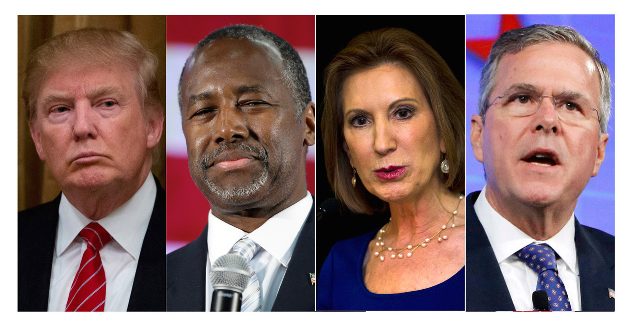 Poll: Trump still leads Fiorina, Bush, Rubio combined