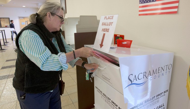 There's a risk that California, newly installed at the left extreme of the political spectrum, will tilt the process toward an unelectable left-wing nominee. (AP Photo/Rich Pedroncelli)