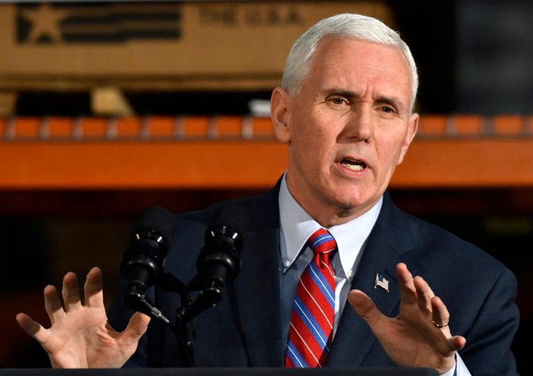 Vice President Mike Pence stepped in twice on Thursday to save a Senate resolution aimed at killing an Obama administration rule that prevents states from blocking federal grants to abortion providers. (AP Photo/Timothy D. Easley)