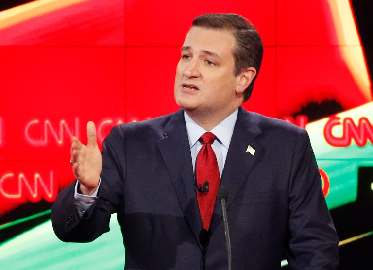 Ted Cruz argued that if the U.S. were to topple Syrian President Bashar Assad, that the Islamic State would take over in the region. (AP Photo/John Locher)