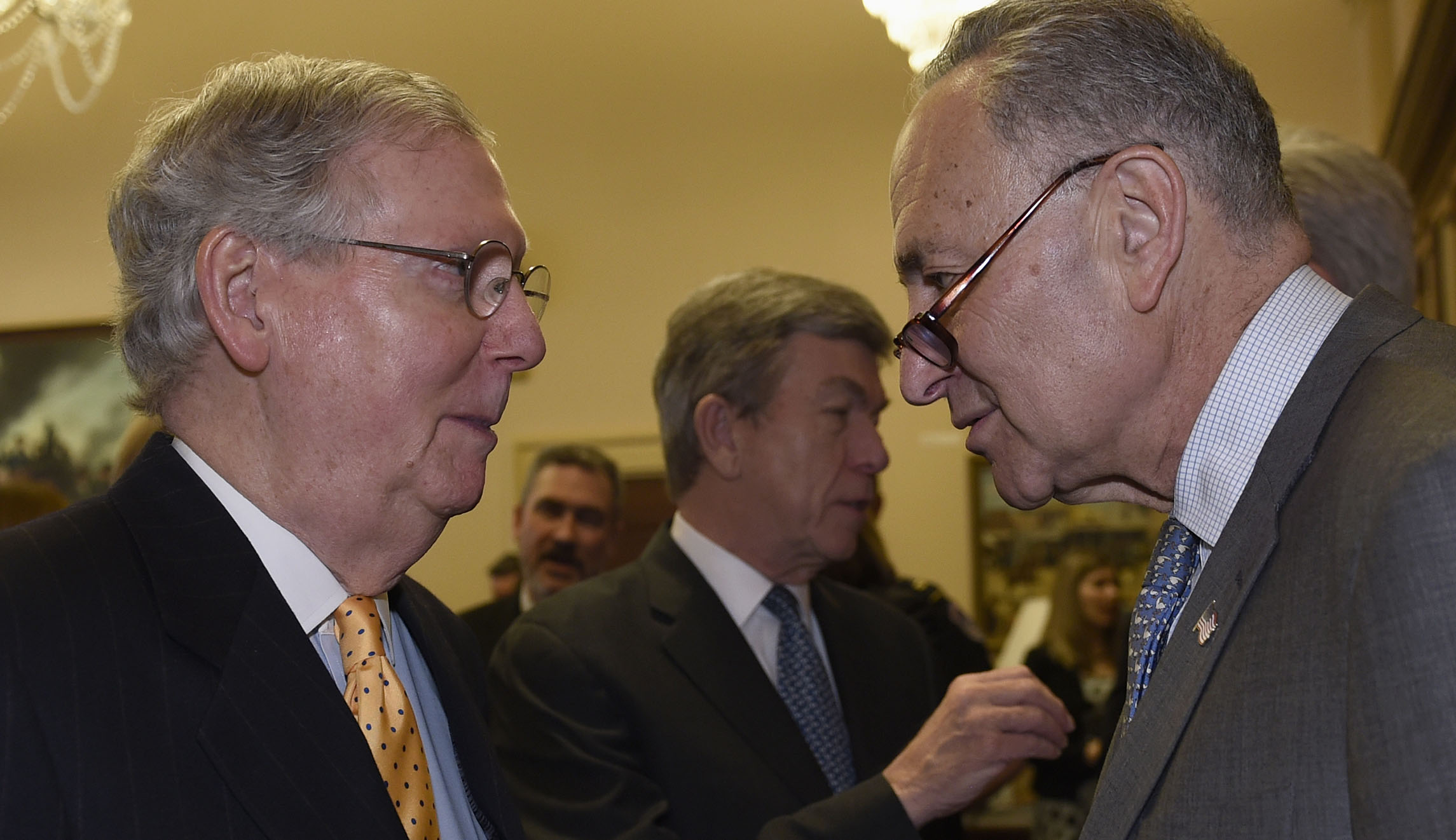 Party leaders trade blame for shutdown ahead of late-night vote to restore funding