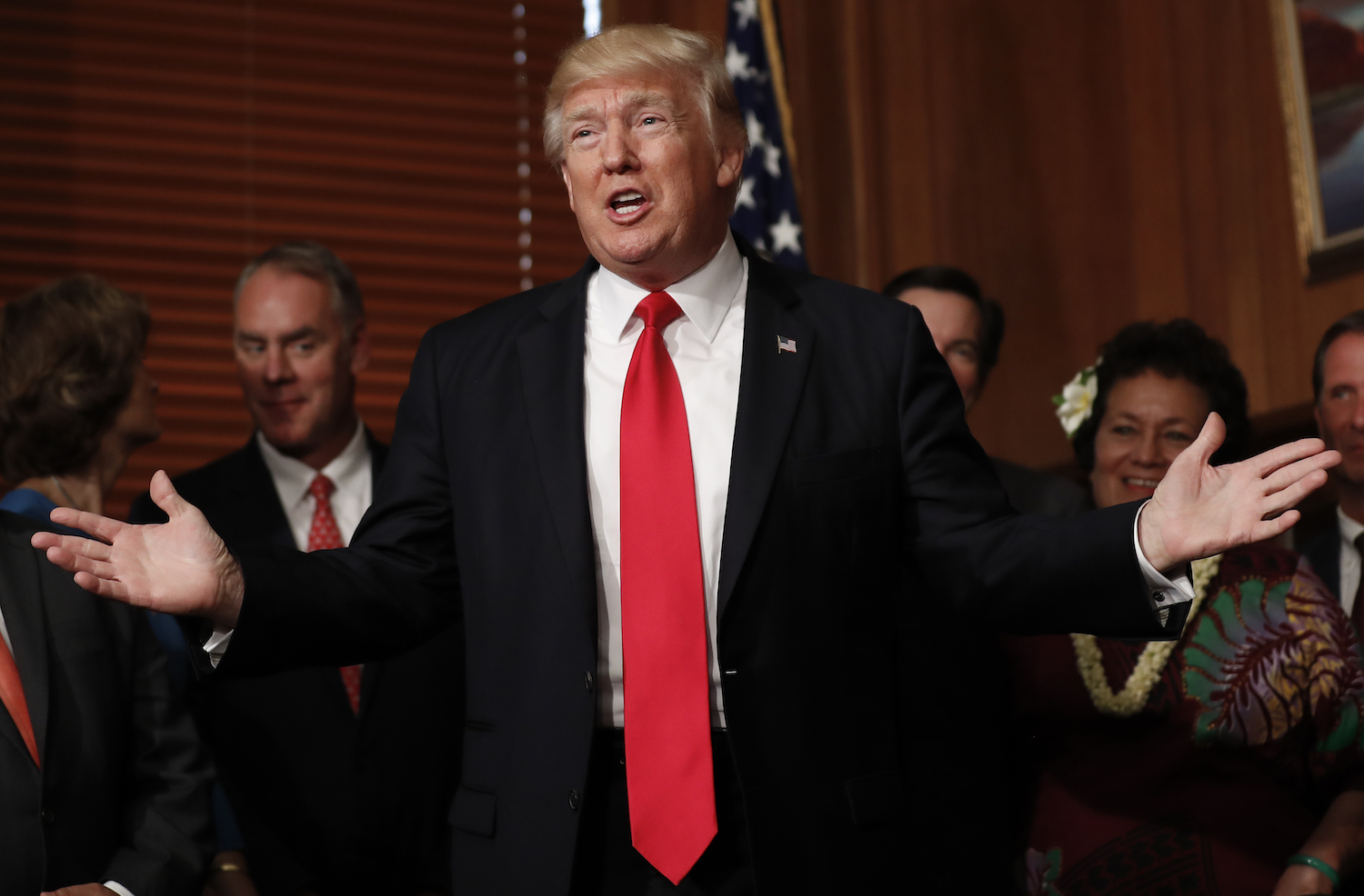 Trump goes on tweetstorm against Democrats over possibility of government shutdown