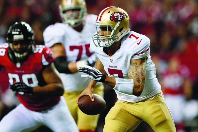Kevin C. Cox/Getty Images
Colin Kaepernick completed 16 of 21 passes for 233 yards and one touchdown as the 49ers beat the Falcons in the NFC championship game.