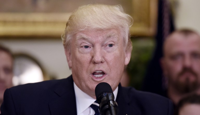 President Trump said Tuesday Otto Warmbier, the American college student held captive by North Korea, should have been brought home by the U.S. months earlier. (Olivier Douliery/Bloomberg)