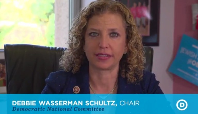 Rep. Debbie Wasserman Schultz, D-Fla., who chairs the DNC, on Saturday announced a top-to-bottom review of the election to determine how the party needs to improve in translating success in presidential years to midterm campaigns. (Screenshot)