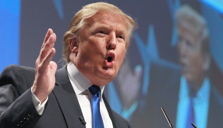 Donald Trump's first major political speech, before the Conservative Political Action Conference in 2011, was a blistering attack on America's 