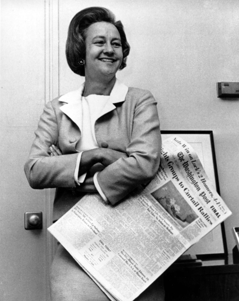 If not for Katharine Graham's sheer courage, Watergate might have been dismissed as a 
