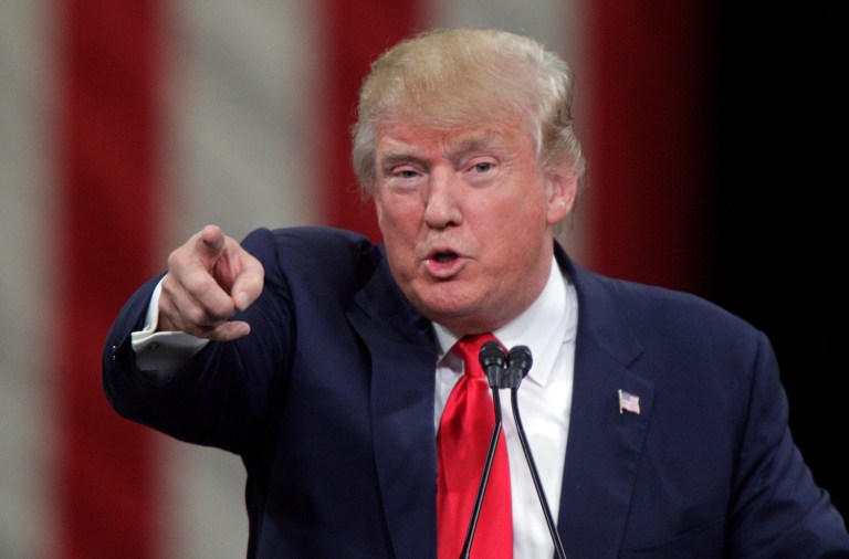 Trump will deliver a speech on terrorism Monday afternoon as he looks to regain momentum following the worst two weeks yet for his campaign. (AP Photo/Wade Payne)