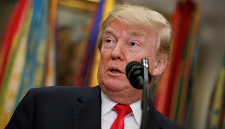 The president's unpopularity is almost entirely driven by himself. (AP Photo/Evan Vucci)