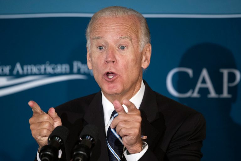 Joe Biden called on lawmakers and the unemployed workers they’re trying to help to —œto figure out where the jobs are going to be.—&pound; (AP Photo)