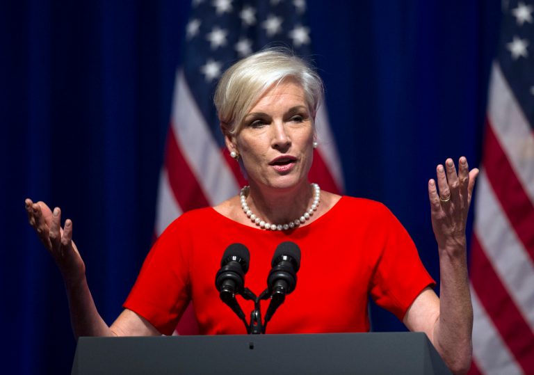 Cecile Richards, president of Planned Parenthood, addresses an Organizing for Action summit in Washington, Monday, July 22, 2013. (AP Photo/Cliff Owen)