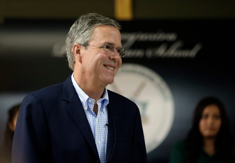 Jeb Bush looks to be out now, but he could outlast the other top candidates. (AP file photo/Lynne Sladky)