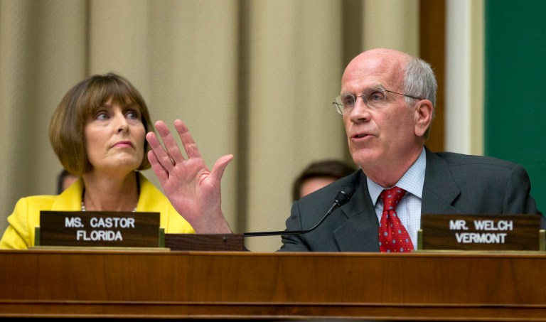 Rep. Pete Olson introduced the only female member of the subcommittee, Rep. Kathy Castor, as 