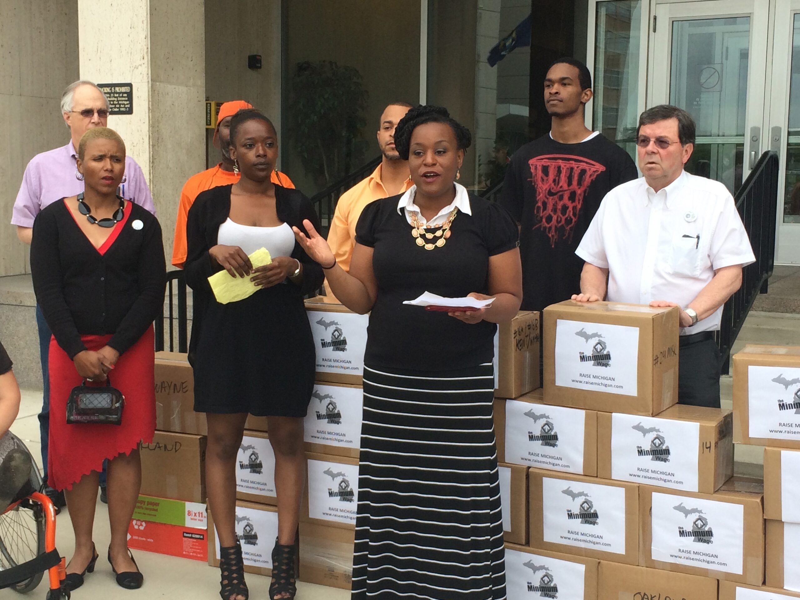 Grassroots group submits petition for wage raise