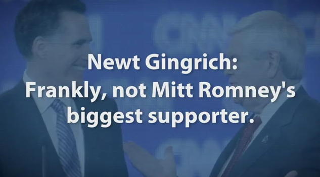 Obama ad uses Newt Gingrich to attack Romney