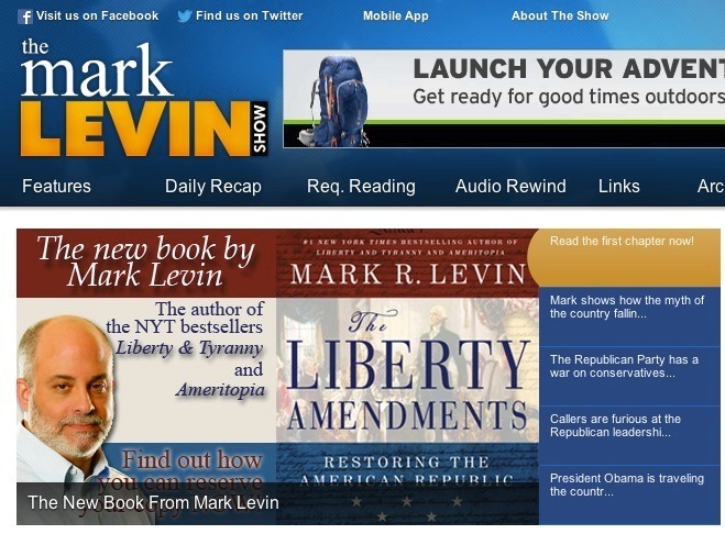 Mark Levin urges his 8.5 million listeners to call a ‘We the People’ convention to stop Obama