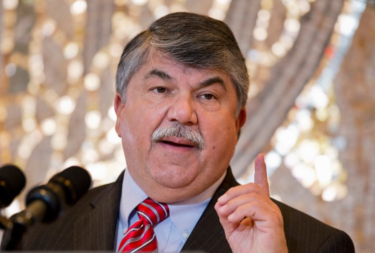 Trumka says the proposed budget would undercut the president's claims that he wants to help working families. (AP Photo/Manuel Balce Ceneta, File)