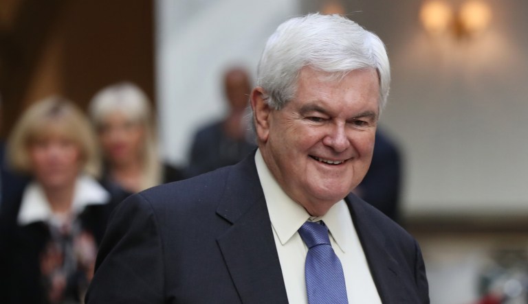 Gingrich also congratulated John Kelly, who he called a "remarkable Marine."