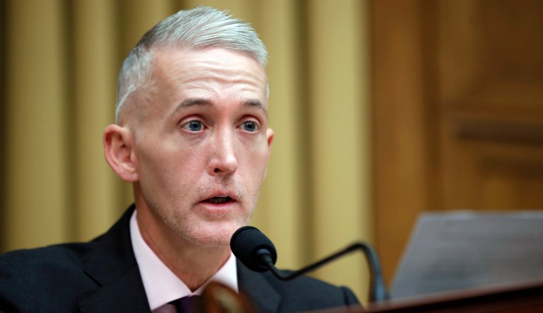 Rep. Trey Gowdy, R-S.C., plans to ask White House senior adviser Jared Kushner during the House Intelligence Committee's meeting if he is aware of anyone from outside President Trump's campaign that communicated with the Russians. (AP Photo/Alex Brandon)