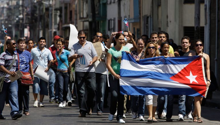 Of the more than 20 U.S. lawmakers who have visited Cuba since February, not one has visited with Cuba's dissident community. (AP Photo)