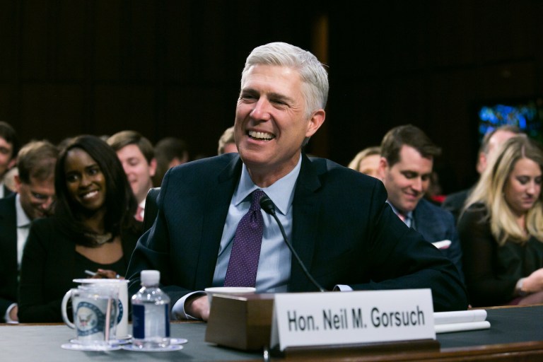 Nominee over three days fielded questions about abortion rights, originalism, judicial independence and vodka. (Graeme Jennings/Washington Examiner)