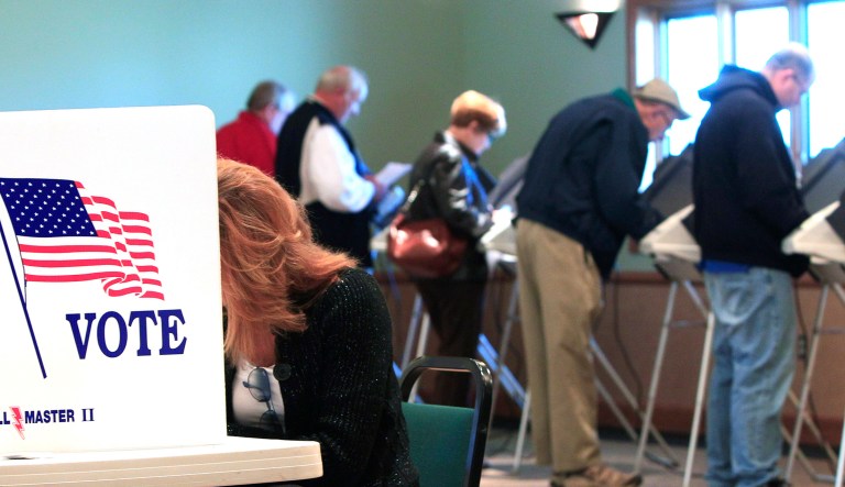 The Department of Justice has reversed itself in a voting case in Ohio after the Supreme Court said in May it would hear the dispute next term. (AP Photo/Al Behrman, File)