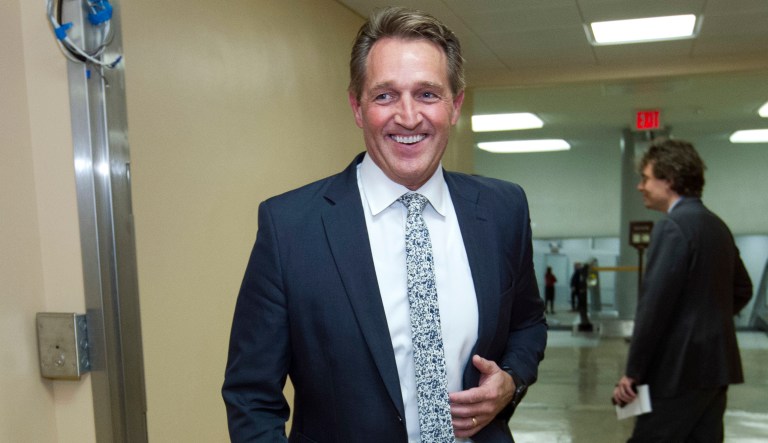 Sen. Jeff Flake, R-Ariz., will attend an event March 16 as part of the 