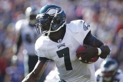 Derek Gee/AP
Eagles quarterback Michael Vick has lost three fumbles and thrown seven interceptions this season. Philadelphia is 1-4 after being the preseason favorite to win the division.