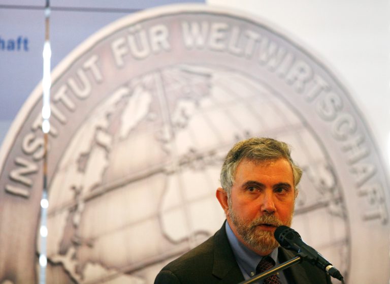 Today, liberal blogger Paul Krugman misapplies data to try and argue -- in effect -- that his sort of close-mindedness is totally justified. (AP Photo/Heribert Proepper)